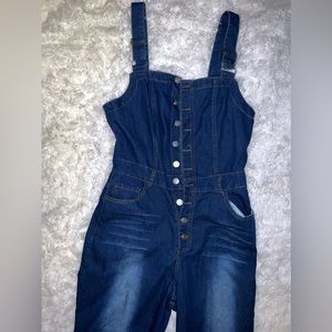 Blue Jean Romper -NWOT- NEVER WORN